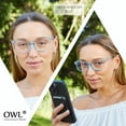 thumbnail image 2 of OWL Blue Light Blocking Square Glasses for Adults (3 Pack), 2 of 5