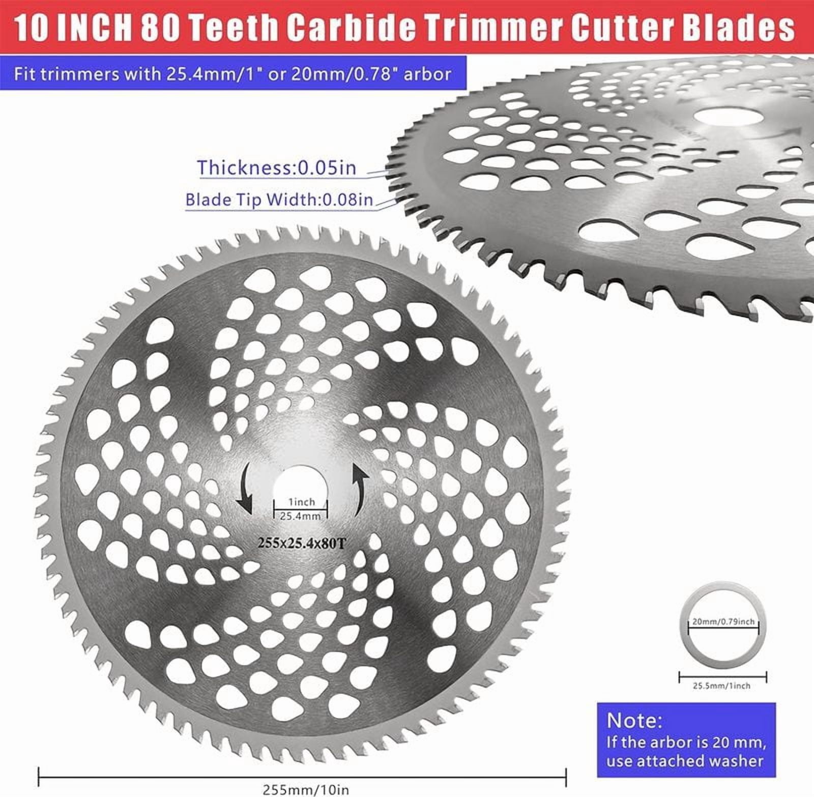 1PC Lawn Mower Weed Trimmer Blade Head 40/60/80 Teeth Wood Mower Disc for Brush Cutter Trimmer Garden Weed Mower Parts