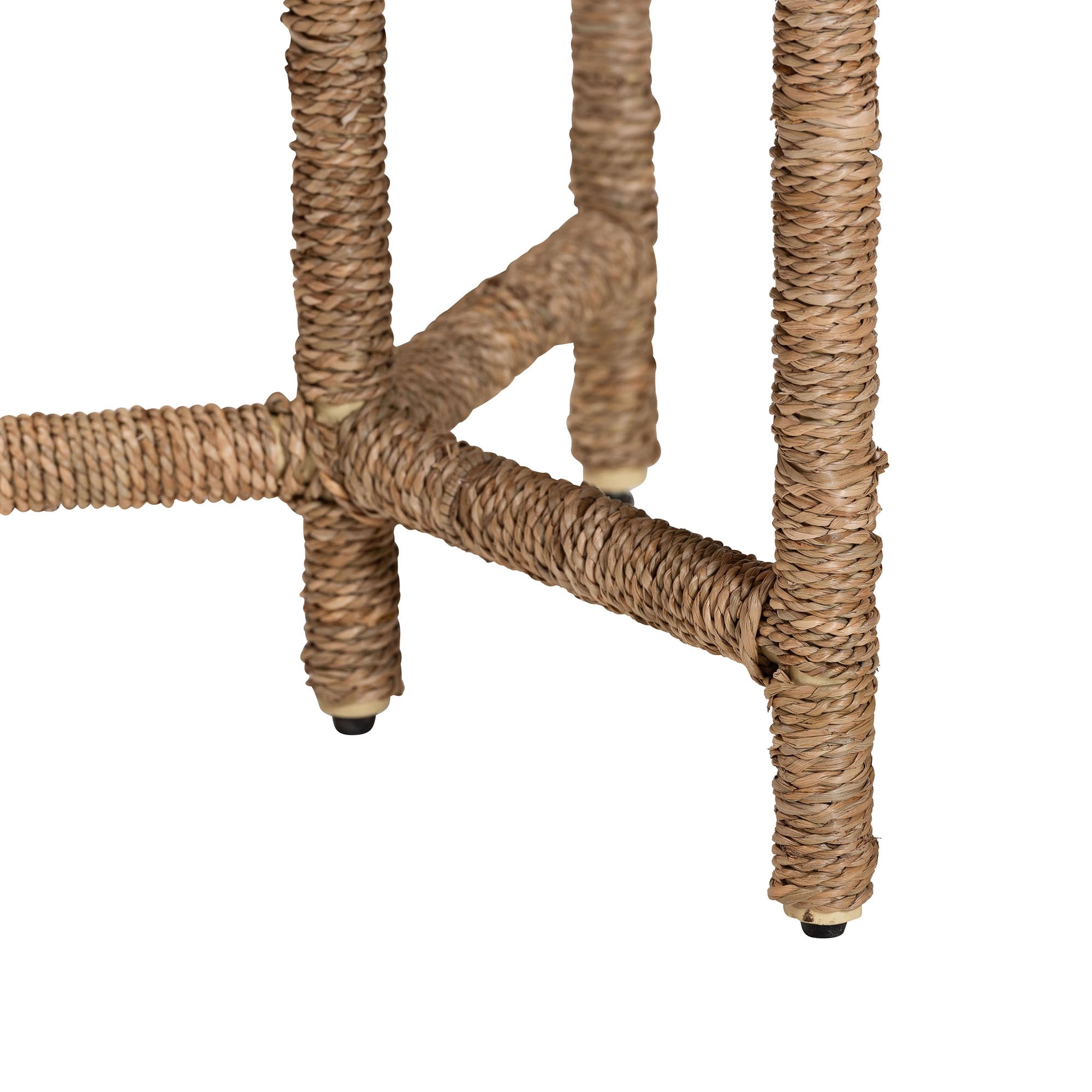 bali & pari Fumito Boho End Table, Natural Brown