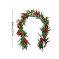 thumbnail image 3 of Easter Cedar Wreath, Easter Wreaths for Front Door, Realistic Pine Wreath, Large Green Cypress Wreaths for Home Fireplace Wall Window Porch Outdoor Xmas Holiday Decor (A, 78.6"), 3 of 9