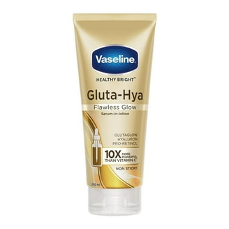 glutathione body serum Vaseline Gluta-Hya Flawless Glow Lotion for Face & | Gives Brighter Skin The lotion melts into your skin with a soft Glutathione = a powerful skin-brightening