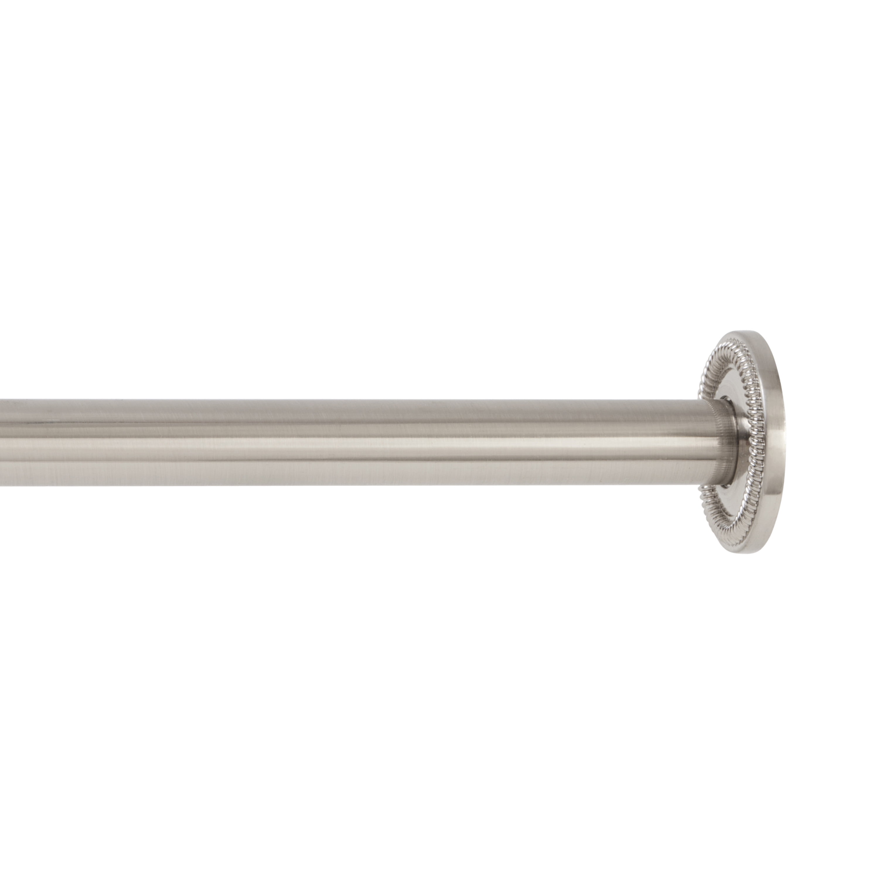 Mainstays 1 2 Brushed Nickel Tension, How To Fix A Tension Curtain Rod