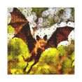 thumbnail image 1 of Indian Flying Fox Portrait - Canvas, 1 of 10