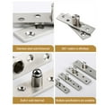 thumbnail image 5 of 360° Rotation Heavy Duty Door Pivot Hinge Stainless Steel Concealed Revolving Door Hinge Funiture Hardware, 5 of 11