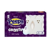 PEEPS Marshmallow Ghosts Halloween Candy, 3 Count, Gluten-Free and Allergen-Free