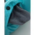 thumbnail image 6 of KVE Girl's Hooded Warm Winter Coat Quilted Thicken Puffer Jacket with Removable Hood Light Blue 8, 6 of 9