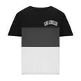 thumbnail image 3 of NoxwB Men's Colorblock LOS ANGELES Letter Printed T-Shirts Lighweight Comfy Regular Fit Crewneck Short Sleeve Pullover Tees Casual Fitness Sport Blouse Black 2XL, 3 of 4