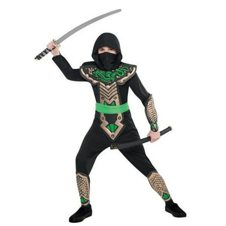 Deluxe Dragon Slayer Ninja Costume Child Boys Medium 8 - 10
