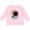 AD-Pink, variant on Table Tennis Ping Pong Boys or Girls Long Sleeve Toddler T-Shirt
