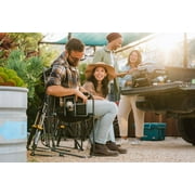 GCI Outdoor Freestyle Rocker XL Oversized Foldable Rocking Chair, Black