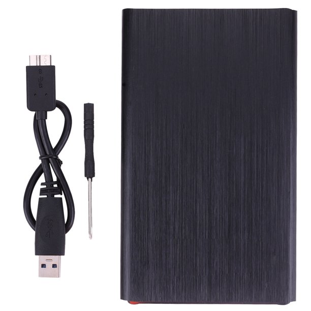 Caja SSD MSATA a USB 3.0 de 6 Gbps para SSD MSATA 30 * 25/30 * 50 (negro)