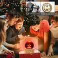 thumbnail image 5 of FORHVIPS Crystal Ball Music Box, 3D Rotating Crystal Globe with Projection LED Light, Wood Base Luminous USB Charging Musical Box, Best Gift for Birthday Christmas Thanksgiving Mothers Day (Carousel), 5 of 9