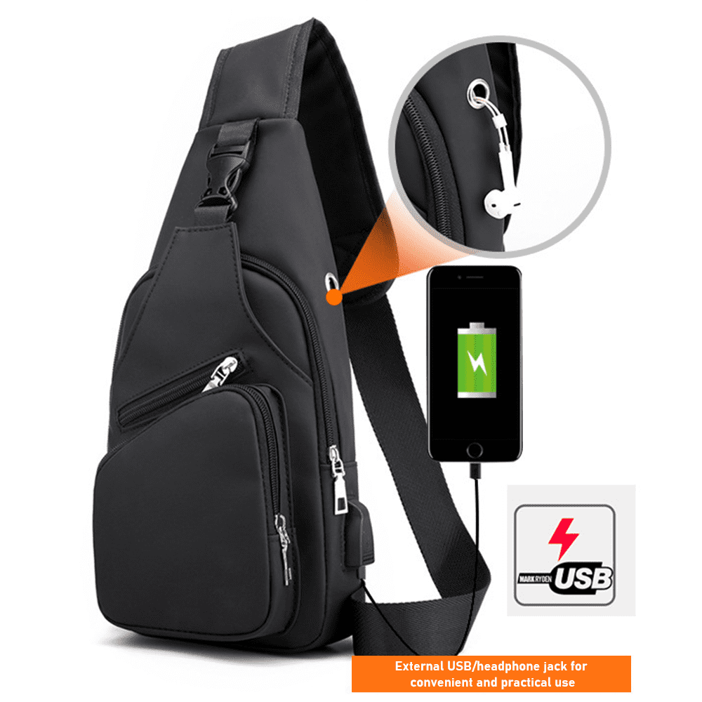 Lightweight Nylon Shoulder Sling Crossbody Travel Bag  display picture 3