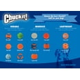 thumbnail image 7 of Chuckit! Rebounce Dog Ball Recycled Rubber Fetch Toy For Dogs, Medium 2.5", For Breeds 20 to 60 lbs, Pack of 2, Assorted Colors, 7 of 7