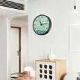 thumbnail image 6 of Voice Activated Clock with Glow Light 12 Inch Large Silent Wall Clock Battery Operated for Home Decor Paper Cranes Pattern, 6 of 8