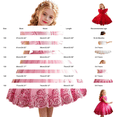 thumbnail image 3 of Ruyang Toddler Baby Tulle Dress Bow Flower Print Pleated Smocked Dresses Elegant Cute Ruffles Sleeve Summer Casual Dresses, 3 of 9