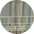 thumbnail image 1 of Ahgly Company Indoor Round Abstract Dark Gray Abstract Area Rugs, 6' Round, 1 of 6