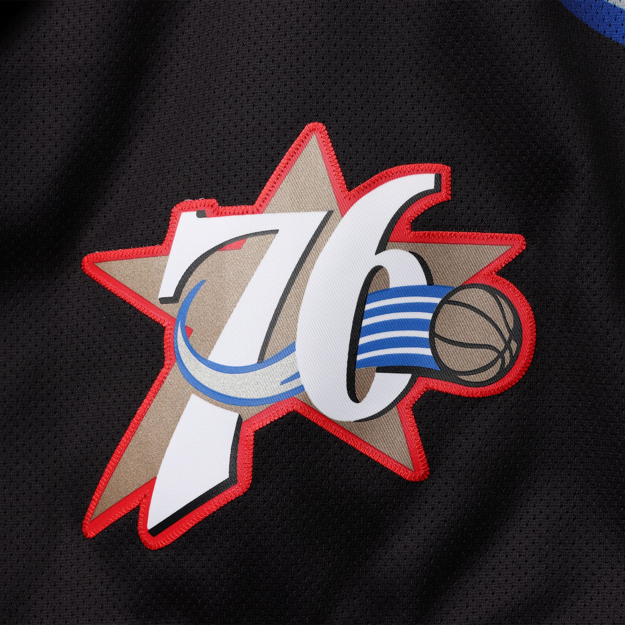 sixers big face shorts