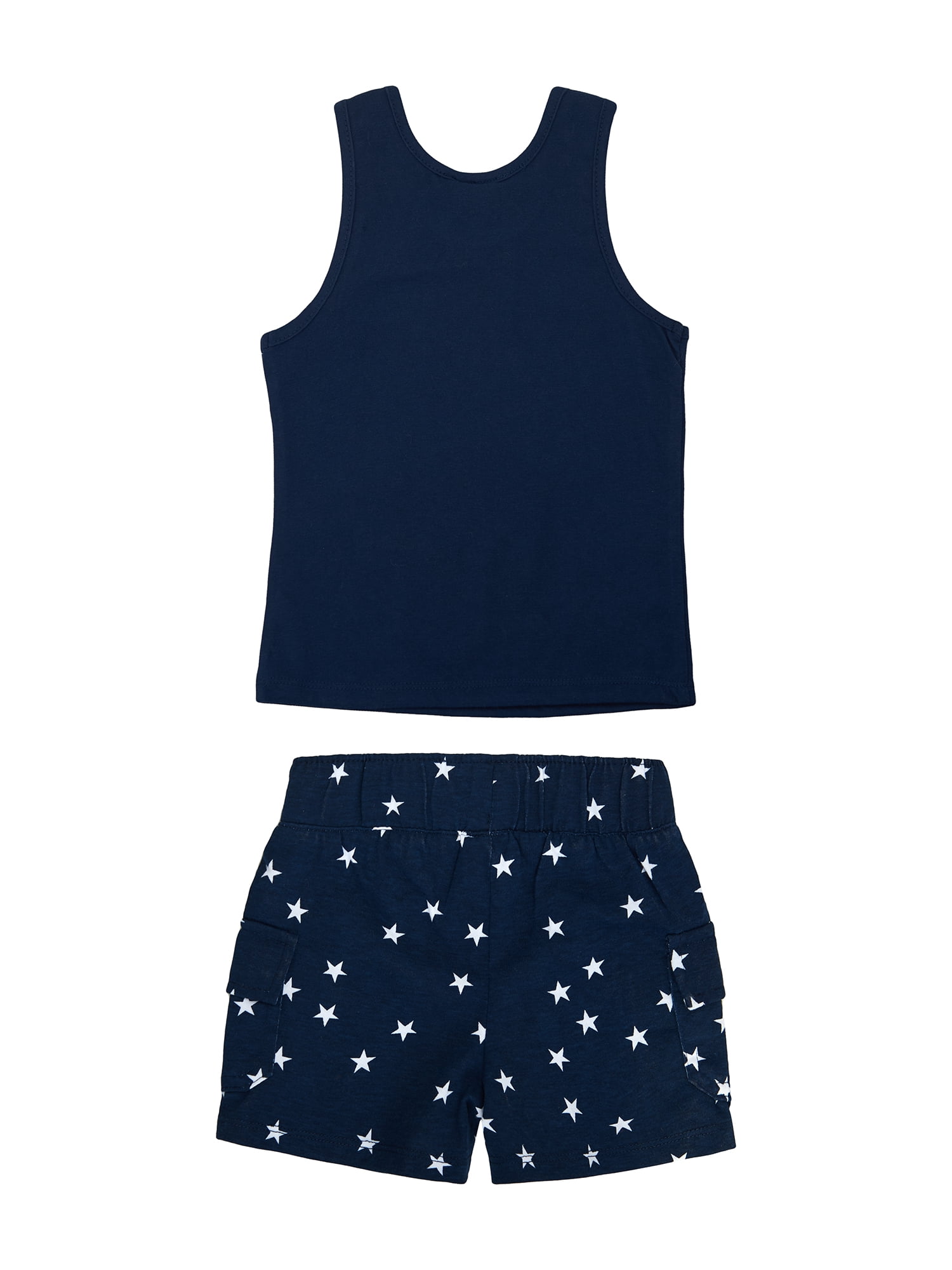 Way To Celebrate Toddler Boy Americana Tank and Short Set, 2 Pieces, Sizes 12M-5T