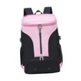thumbnail image 3 of Lipstore Badminton Backpack Easy Carrying Racquet Carrying Bag Convenient Rucksack Tennis Pink, 3 of 8