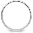 thumbnail image 2 of 14k White Gold 6.2mm Standard Weight Comfort Fit Brushed Satin/Polished Grooved Edge Wedding Band Size 12 - Ring Size 12.0, 2 of 7