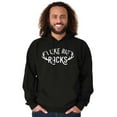 thumbnail image 3 of I Like Big Racks Funny Hunting Hoodie Hooded Sweatshirt Men Brisco Brands M, 3 of 6