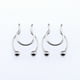 thumbnail image 5 of 5PC 8mm de acero inoxidable Clip de Oro Cara Faux Septum Nariz Cuff Anillos Stud No Piercing Joyería, 5 of 7
