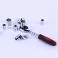 thumbnail image 7 of 1/4" Ratchet Socket Wrench Set, Mechanic Tool Kit and Sockets Set with Quick Release Reversible Ratchet Handle and Extension Bar, 12 count Set, 7 of 7