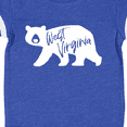 thumbnail image 4 of Inktastic West Virginia White Bear Silhouette Boys or Girls Baby Bodysuit, 4 of 5
