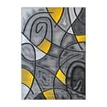 thumbnail image 2 of Flash Furniture Jubilee Rectangular Contemporary Black, Grey, Yellow Area Rug, 5' x 7', 2 of 6