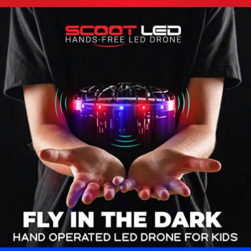 Force1 Scoot LED Hand Operado Drone para Niños o Adultos - Sensor de Movimiento Manos Libr Force1 Force1