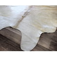 thumbnail image 7 of Rugs America Hand Curated Cowhide Collection Pearlish Beige 19 HC19 Contemporary Animal Area Rug 5'x6'6", 7 of 7