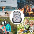 thumbnail image 7 of Backpack Cooler lunch bag 36 Can Capacity Insulated Bag for Camping, Beach, Hiking & Travel Fireworks and Flag, 7 of 7