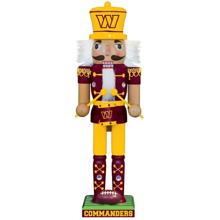 MasterPieces Game Day NFL Washington Commanders Nutcracker – Holiday Team Decor
