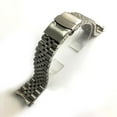 thumbnail image 3 of Steel and Leather Replacement Watch Band Fits Citizen BI5000-87L G111-S101417, 3 of 5