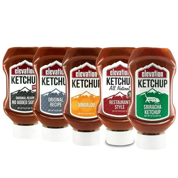 Elevation Gourmet Ketchup Variety 5 Pack