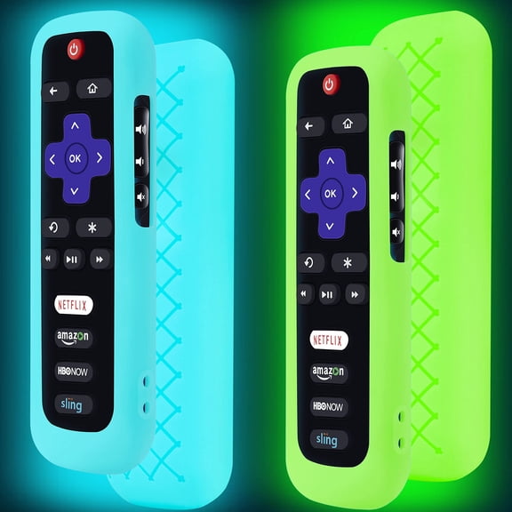 Funda de control remoto/tapa de batería, paquete de 2 unidades para TV inteligente TCL Roku