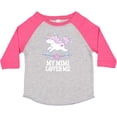 thumbnail image 3 of Inktastic My Mimi Loves Me Unicorn Girls Toddler T-Shirt, 3 of 5