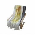 thumbnail image 4 of Hope Soft Flannel Fleece Throw Blanket, Inspirational Hope Faith Love Words with Grunge Letters, Cozy Plush for Indoor and Outdoor Use, 70" x 90", Pale Yellow Orange, by Ambesonne, 4 of 6