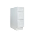 thumbnail image 5 of Hollywood Fabiani Design Shaker Bathroom Vanity Drawer Base Cabinet Ready to Assemble 8 in. W x 21 in. D x 34.5 in. H White, 5 of 5