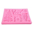 thumbnail image 6 of 3D Christmas Theme Deer Silicone Mold Snowflake Chocolate Cake Fondant DIY Mould, 6 of 6