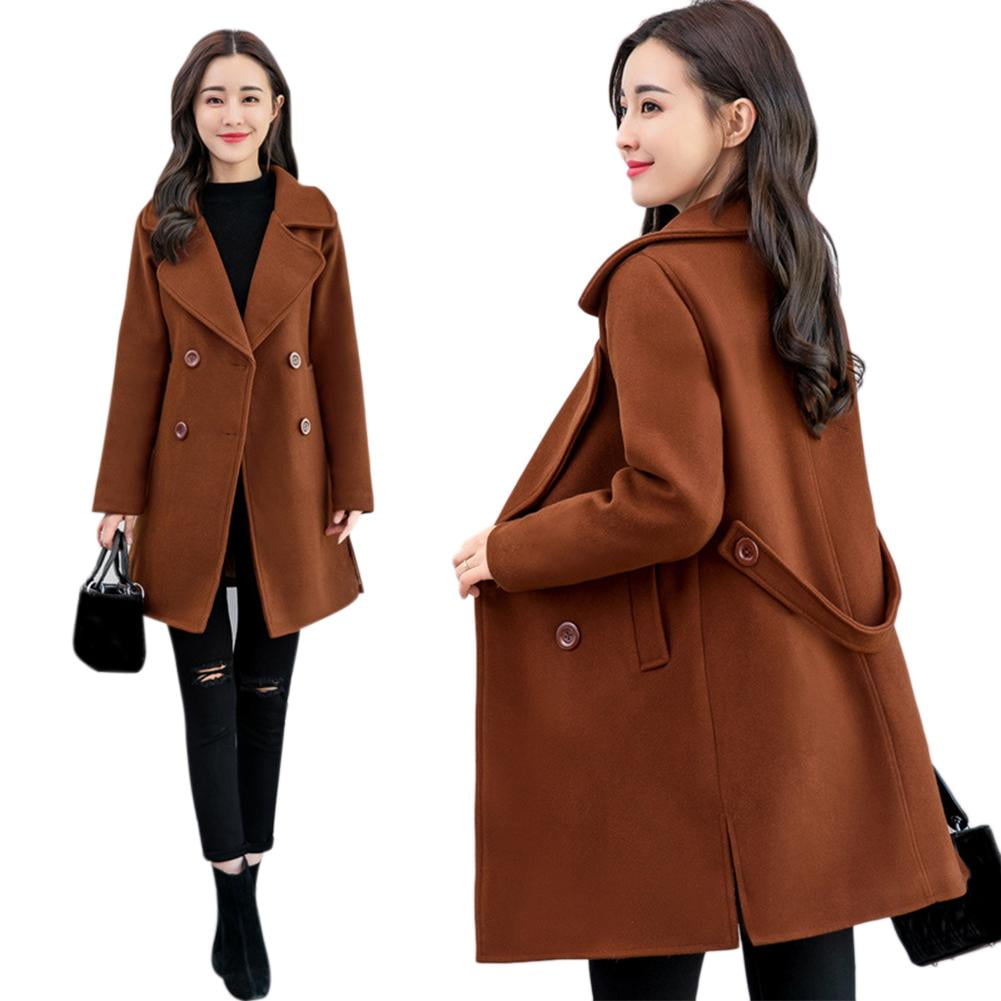 brown coat women