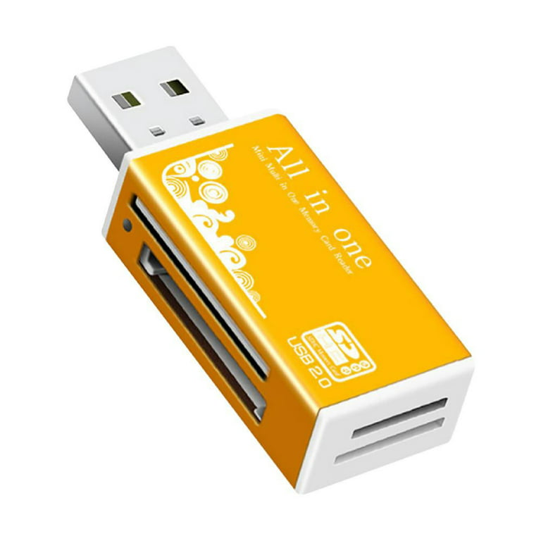 Lecteur USB 2.0 de Carte Multi-Mémoire RS-MMC MS SD TF MMC SDHC MiniSD XD