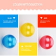 thumbnail image 4 of 5 pelotas de PVC brillantes para deportes, pelotas de kickball, pelotas de aleteo, juguete para niños para patio de juegos interior y exterior (color aleatorio), 4 of 7