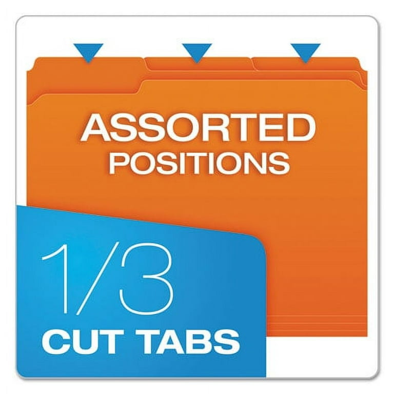 Double-Ply Reinforced Top Tab Colored File Folders, 1/3-Cut Tabs: Assorted, Letter Size, 0.75 Double-Ply Reinforced Top Tab Colored File Folders, 1/3-Cut Tabs: Assorted, Letter Size, 0.75