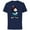 Navy, variant on Minnie Mouse Sassy Wink - Short Sleeve Cotton T-Shirt for Adults - Customized-Athletic Heather
