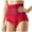 Red, variant on ZHAGHMIN Women Solid Color Adjustable Straps Sleeveless Shapewear Bodysuit Underwear Lifting Tummy Tightening Waist Tights Skirts