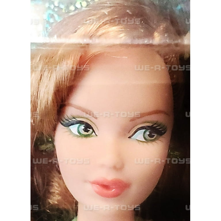 Miss Peridot Barbie Doll August Birthstone Beauties