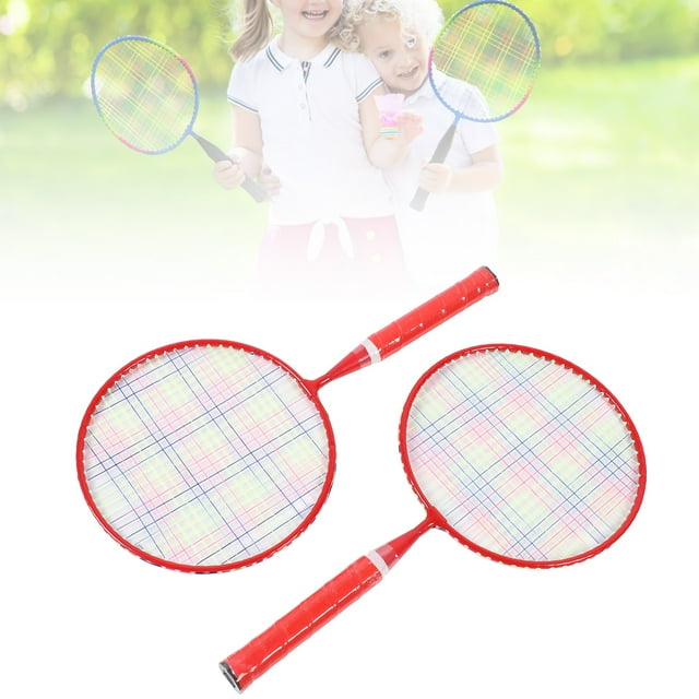 Badminton Rackets for Children,Kids Badminton Rackets Set with 2 Shuttlecocks 1 Table Tennis Ball for Indoor Outdoor Sport Game