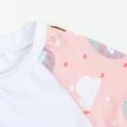 thumbnail image 3 of Odeerbi 3-14 Years Kids Boys Girls Easter Outfits Cotton Pajamas Long Sleeve Raglan Shirts Pants Two-piece Pajama Set Cute Prints Casual Loungewear Kids Boys Girls Clothes, 3 of 8
